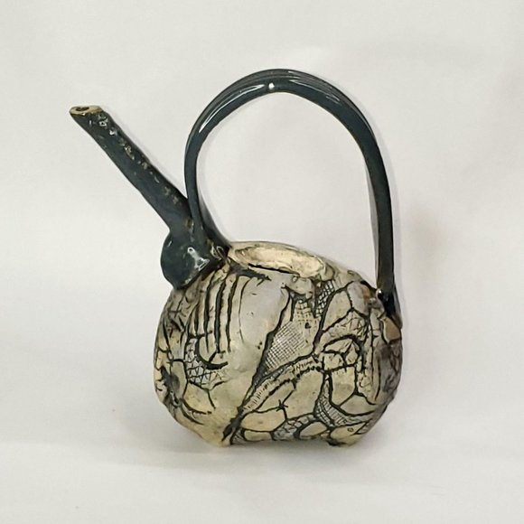 Hand Built, Heavily Textured, pottery studio art p - Picture 8 of 10